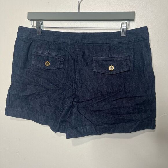 Ann Taylor Loft Blue Denim Chino Shorts NWT Size 12 - Picture 9 of 9